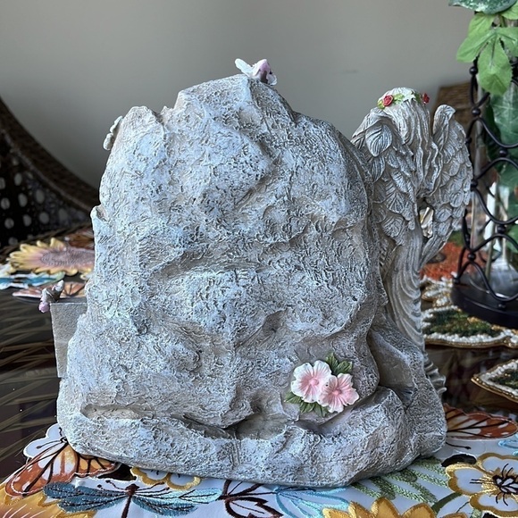 Brand New Memorial Picture Frame Resin Angel Wing Photo Holder Bereavement Gift - Picture 10 of 14